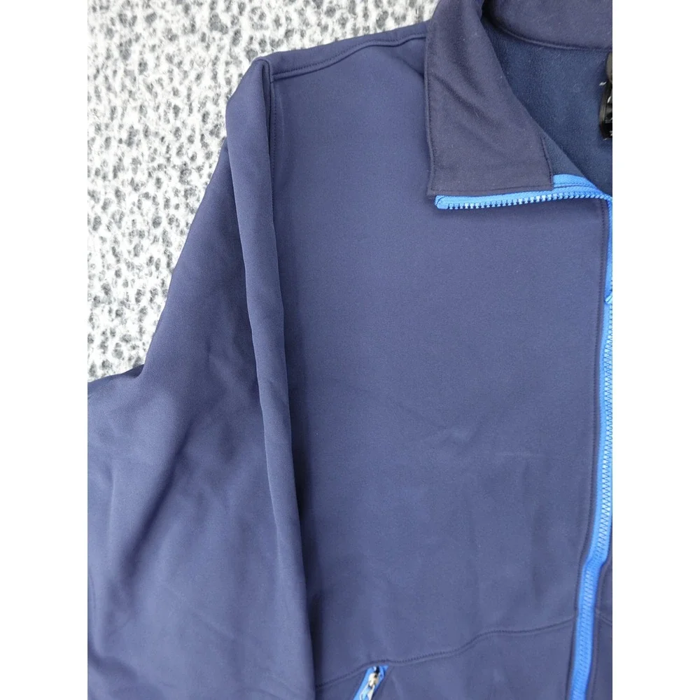 The North Face Softshell Jacket Mens XXL Navy Blue C687 Windproof